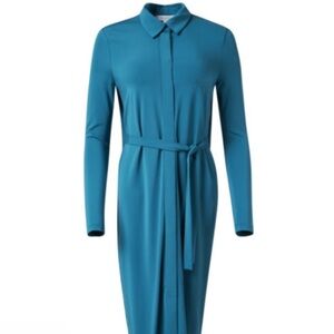 Like New | Blue MaxMara Belted Dress | M